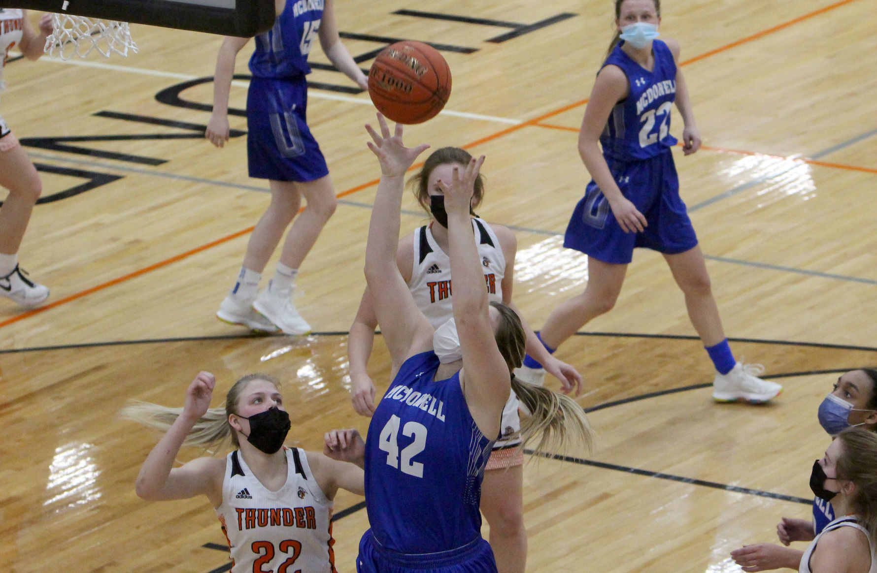 McDonell at Osseo-Fairchild girls basketball 1-11-21